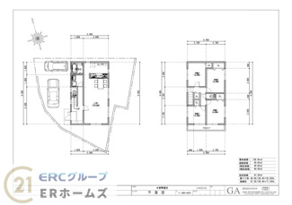 【参考プラン】 | 北区大宮釈迦谷土地 | 参考プラン図　駐車場2台可能