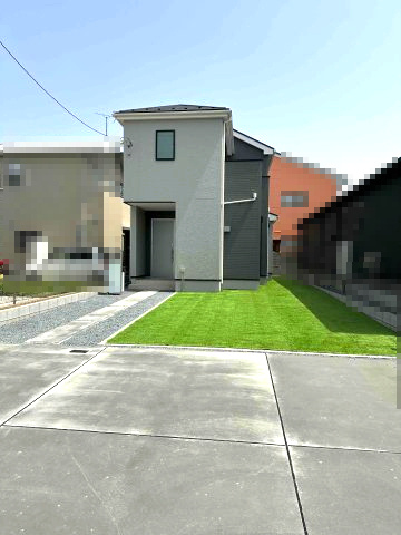 玉村町斎田24-1期（全2棟）1号棟の外観|建物完成済みでございます。お部屋のご内覧可能でございます。お気軽にお問合せ下さいませ(^▽^)/