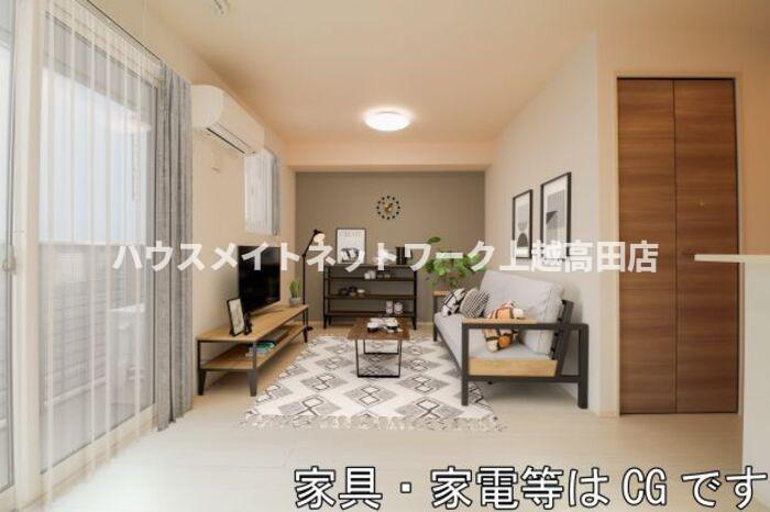 レガーロ潟町の居間・リビング|ＬＤＫ（ＣＧイメージ）