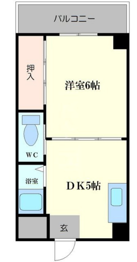 沢村マンションの間取り