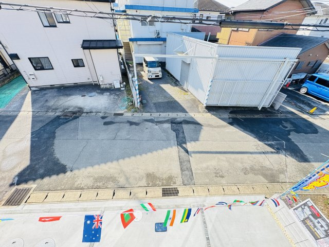 松戸市旭町２丁目新築戸建【旭町小学校：8分】の展望|バルコニーより道路側眺望