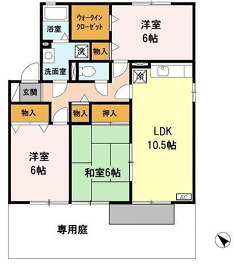 サンステージ海浜　B棟の間取り