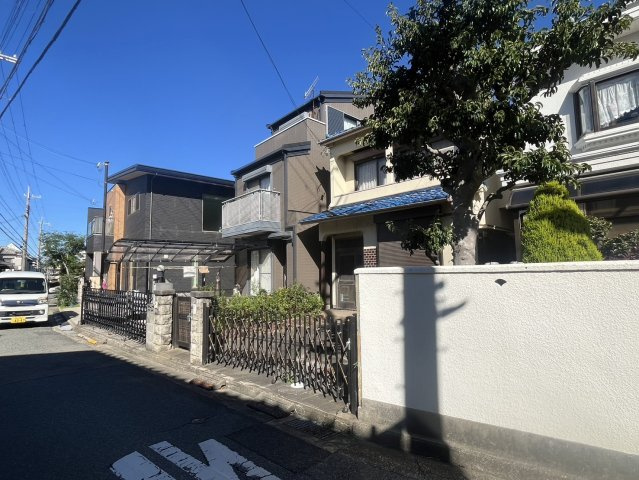 明石市藤江　土地の前面道路含む現地写真|山陽電鉄「藤江」駅徒歩4分