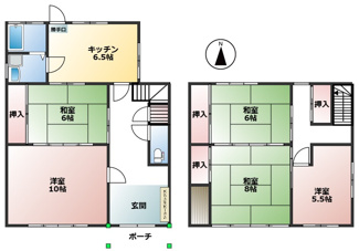 【間取り】 | 岐阜市下西郷中古住宅！リフォームあり！そのままでお住まいいただけます♪七郷小学校まで徒歩7分！ | 岐阜市下西郷中古住宅！リフォームあり！そのままでお住まいいただけます♪七郷小学校まで徒歩7分！