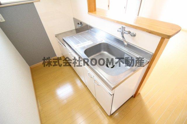 かのんハウス２番館のキッチン|キッチンです