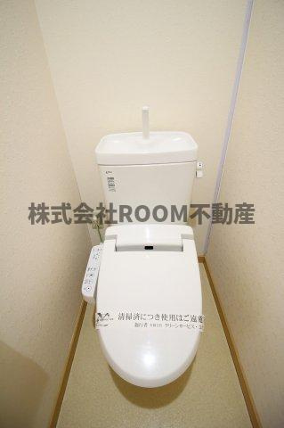 かのんハウス２番館のトイレ|清潔感のあるトイレです