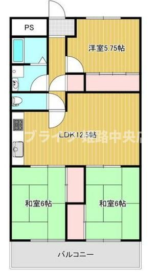 メゾン花北の間取り