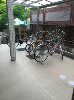 【その他共用部分】 | 屋根付きの駐輪場で雨が降っても大切な自転車が濡れなくてすみますね♪荷物が重いときに自転車があれば助かりますね！