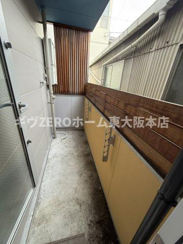 リエゾンコート大今里のバルコニー