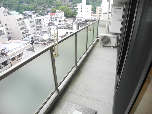 コア古川町のバルコニー