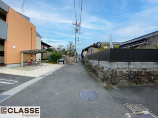 【前面道路含む現地写真】 | 京田辺市東古森　売土地