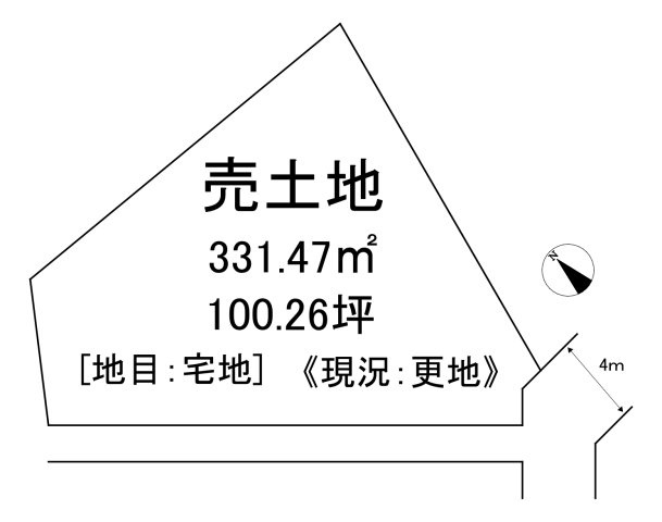 国分寺町柏原 土地の土地図