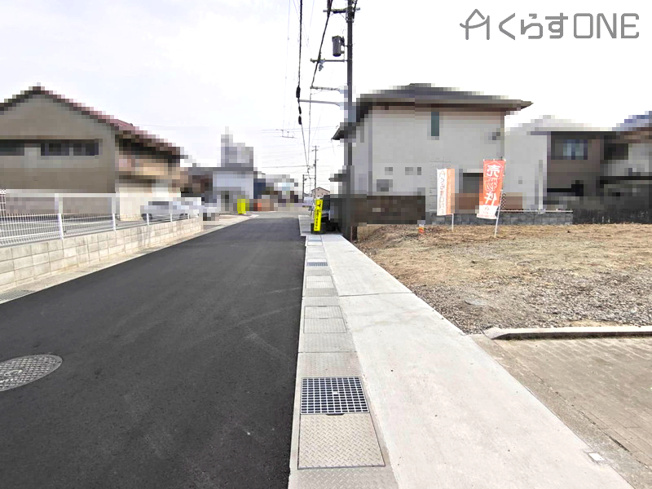 【前面道路含む現地写真】 | 姫路市町坪／売土地【建築条件無】