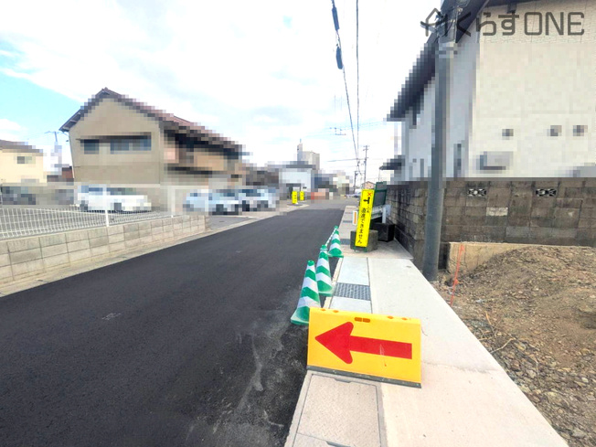 【前面道路含む現地写真】 | 姫路市町坪／売土地【建築条件無】