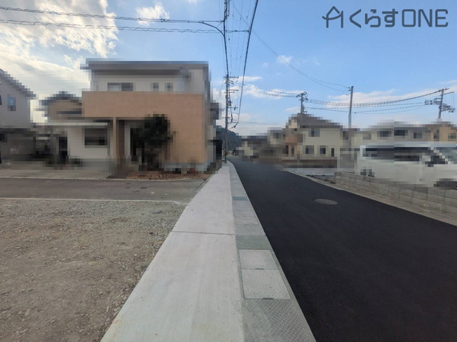 【前面道路含む現地写真】 | 姫路市町坪／売土地【建築条件無】
