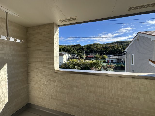 秦野市曽屋 スカイバルコニー付き長期優良住宅のバルコニー