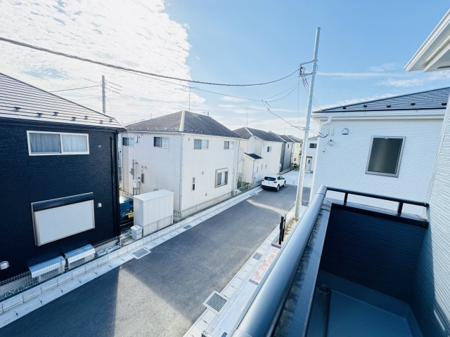 鎌ケ谷市東鎌ケ谷１丁目新築戸建【初富小学校：10分】の展望|バルコニーより道路側眺望
