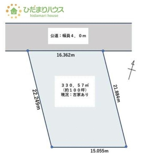 【土地図】 | 我孫子市船戸２丁目　売地　100坪 | 建築条件はありません！お好きなハウスメーカーで建築できます☆