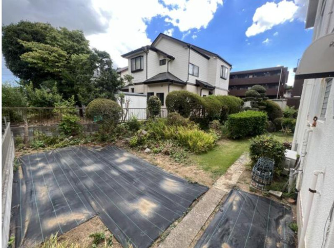 【外観】 | 我孫子市船戸２丁目　売地　100坪 | 敷地広々100坪！！広ーいお庭で家庭菜園なども実現できちゃいますね(*^^)v