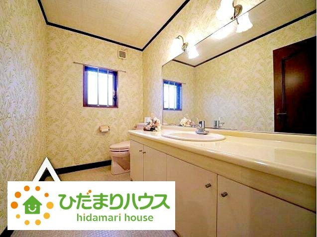 【独立洗面台】 | 常総市大沢　中古戸建 | トイレの洗面台はワイドサイズになっており使いやすいです♪
