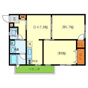 YAO.RE甲子園の間取り