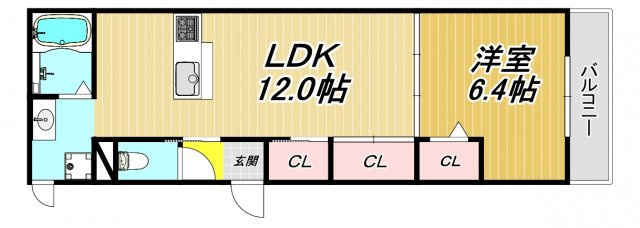 SOLEADO塚口の間取り