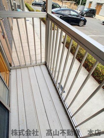 ラフォーレあおいＡ棟のバルコニー