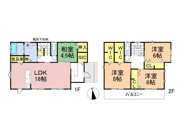 【商談中】戸建　瑞穂市別府Ⅲ　全4区画分譲の間取り|■A棟　■ヤマダ不動産　株式会社リライフ　大垣店　
■夢のマイホーム購入をフルサポートします！
