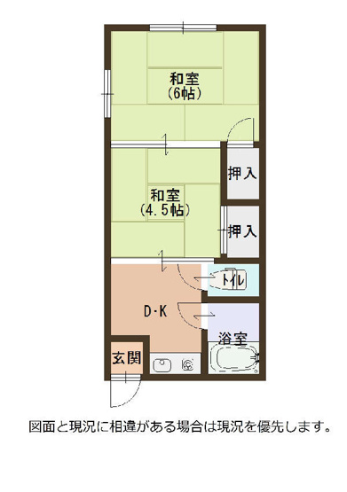 【間取り】 | ヴィラ　中ノ島アパート