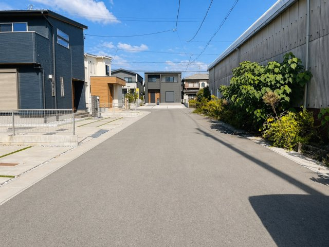 戸建　瑞穂市別府Ⅲ　全4区画分譲の前面道路含む現地写真|■前面道路　■ヤマダ不動産　株式会社リライフ　■夢のマイホーム購入をフルサポートします！