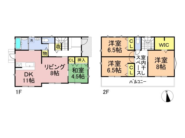 戸建　瑞穂市別府Ⅲ　全4区画分譲の間取り|■B棟　■ヤマダ不動産　株式会社リライフ　大垣店　
■夢のマイホーム購入をフルサポートします！