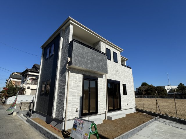 松戸市古ケ崎２丁目新築戸建【北部小学校：7分】の外観|完成済み内覧可能です！
