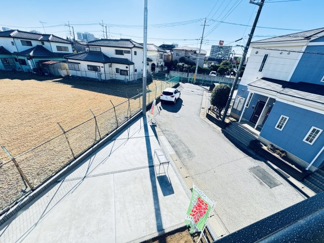 松戸市古ケ崎２丁目新築戸建【北部小学校：7分】の展望|バルコニーより南側眺望