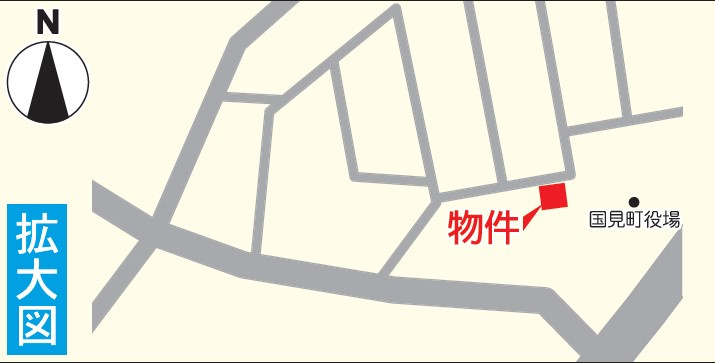 国見町藤田第4　Cradle Garden　全3棟の地図