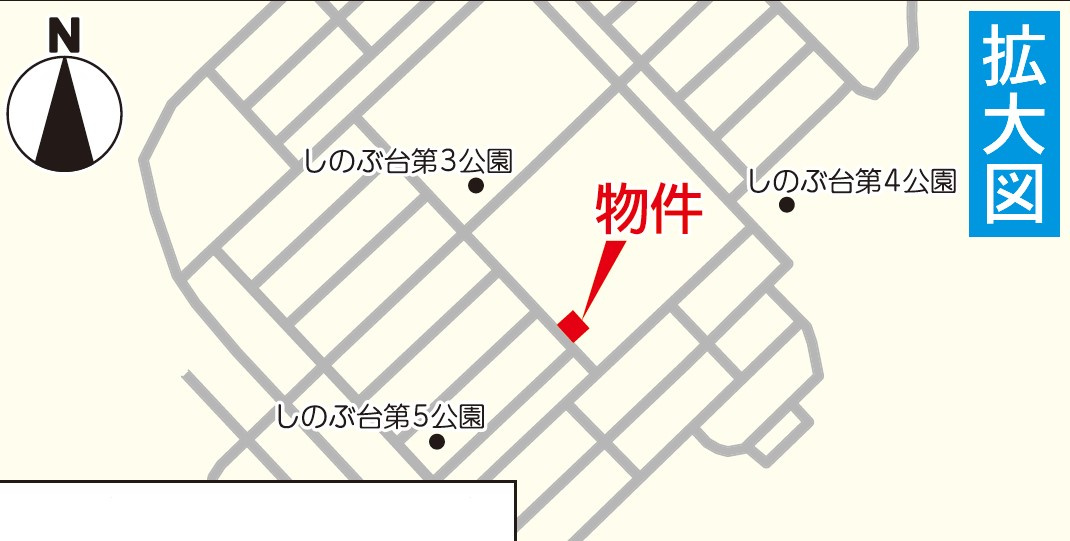 福島市上鳥渡第2　Cradle Garden　全2棟の地図