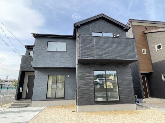 福島市渡利2期の外観|おしゃれな外壁です