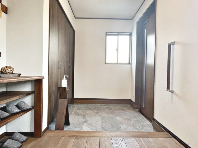 新築戸建・建売　二本松市冠木　平屋建ての玄関