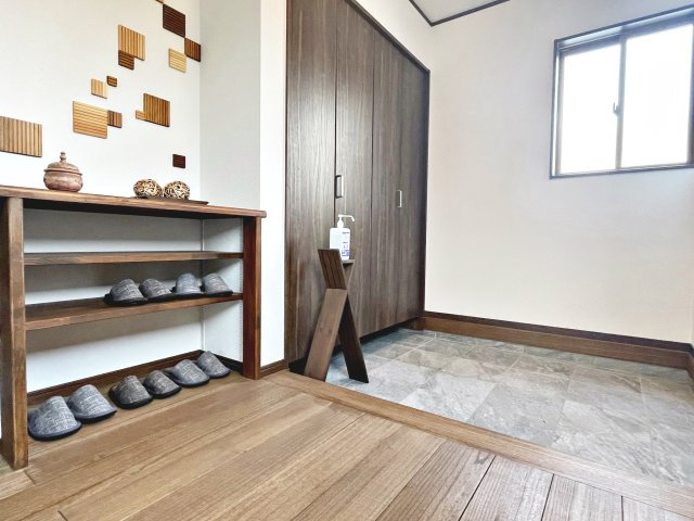 新築戸建・建売　二本松市冠木　平屋建ての玄関