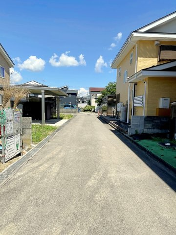 会津若松市八日町第1　Cradle Garden　全2棟の前面道路含む現地写真