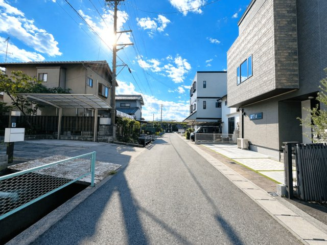 戸建　瑞穂市別府Ⅳ　全1区画分譲の前面道路含む現地写真|■前面道路　■ヤマダ不動産　株式会社リライフ　大垣店　■夢のマイホーム購入をフルサポートします！