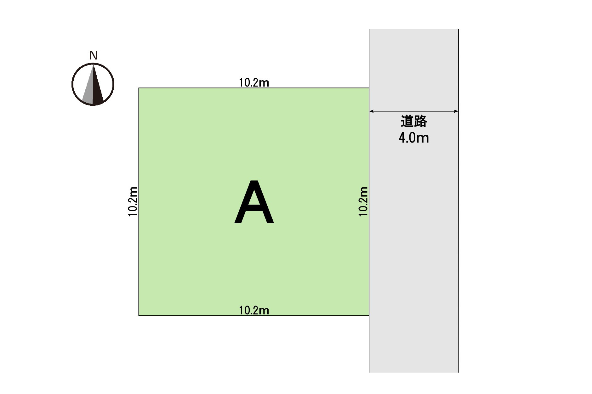 戸建　瑞穂市別府Ⅳ　全1区画分譲の区画図|■区画図
■YAMADA電機の　ヤマダ不動産　株式会社リライフ　大垣店■
いつでもお問合わせ下さい。