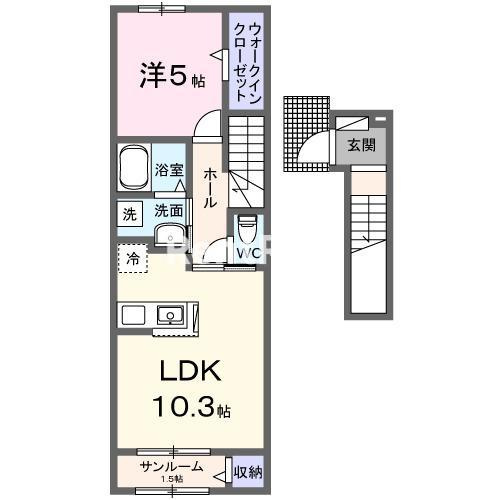 ル・コンフォールの間取り|間取図