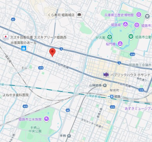 姫路市東雲町5丁目　中古戸建の地図