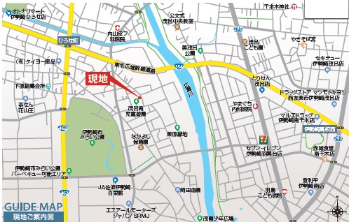 伊勢崎市茂呂南町　BLOOMING GARDENの地図