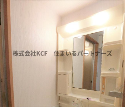 【洗面所】 | グリーンハイツ | 使いやすい洗面所です