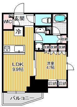 【間取り】 | ザ・パークハビオ荏原中延駅前