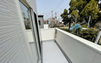 【バルコニー】 | 豊中市穂積2丁目新築戸建
