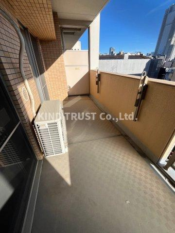 ライオンズマンション中津のバルコニー|バルコニー付きです