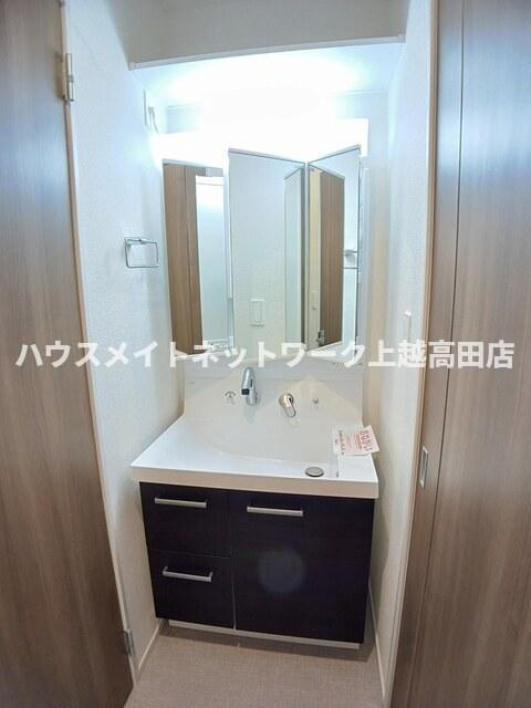 クラール南城　Ａの洗面所|洗髪洗面化粧台