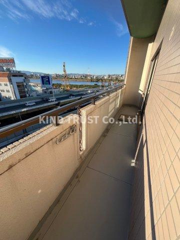 グレースマンションのバルコニー|陽当たり良好なバルコニーです